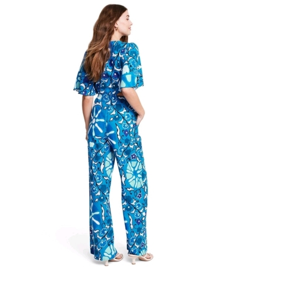 Rhode x Target Blue Zinnia Jumpsuit -S - Picture 2 of 4